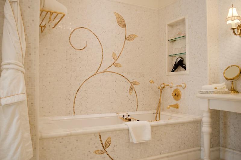 The Plaza New York City Master Bathroom Bathtub