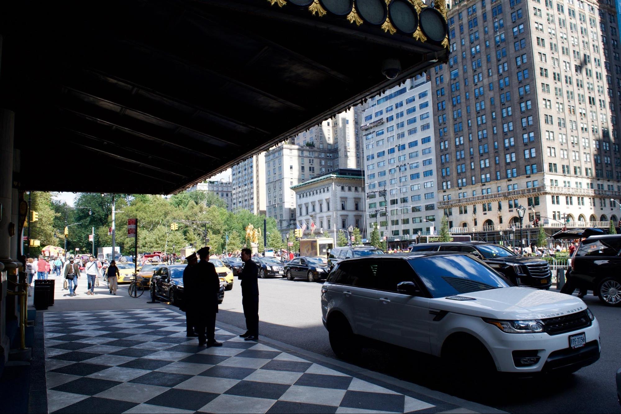 The Plaza New York City Sidewalk