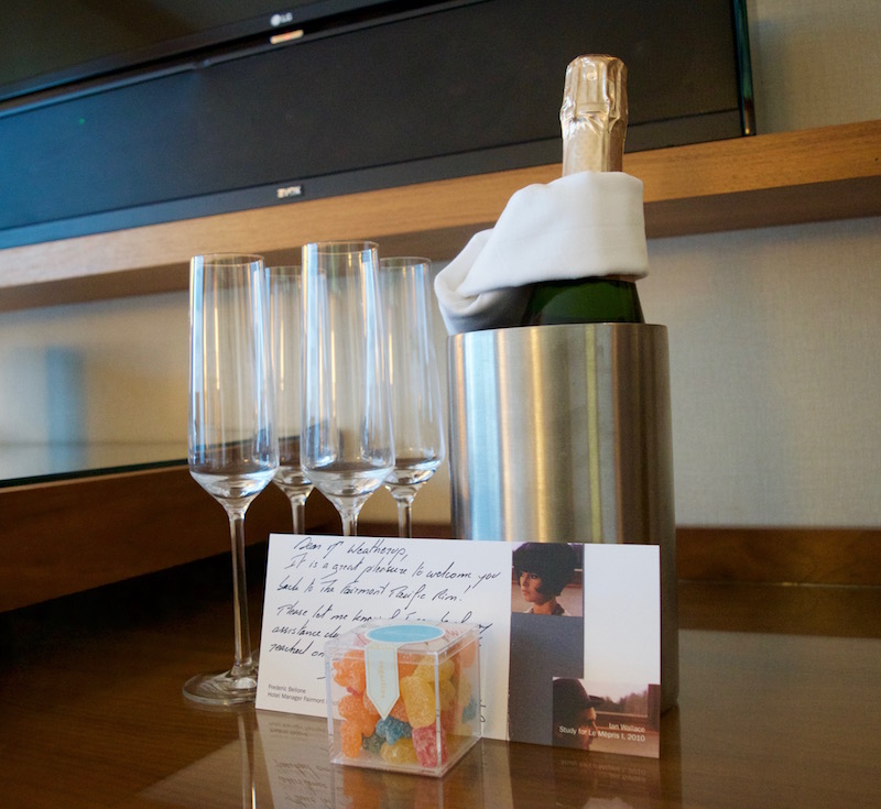 Fairmont Pacific Rim Welcome Amenity