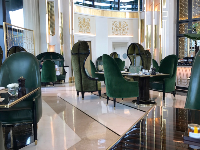 Four Seasons Hotel Jakarta Premiere Suite Palm Court Seating