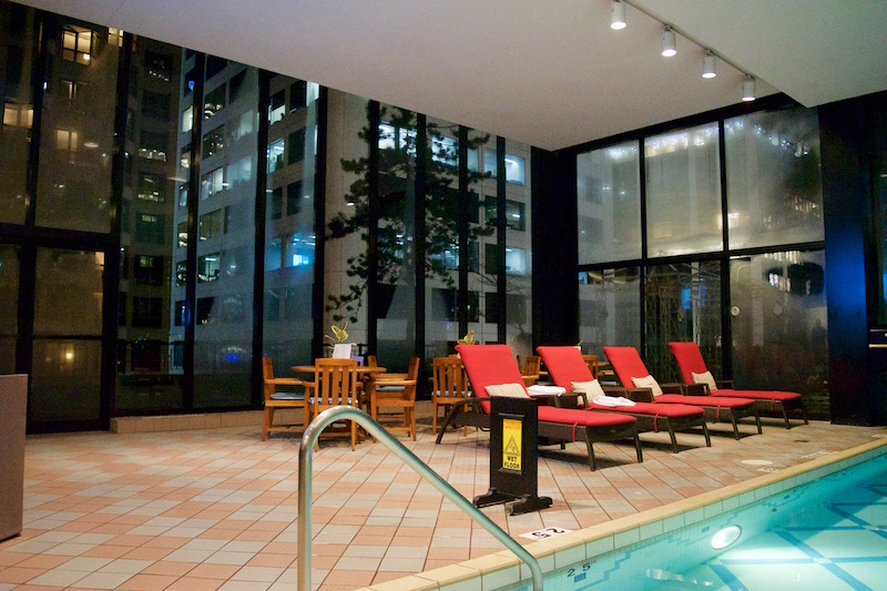 Indoor Pool Seating Area 