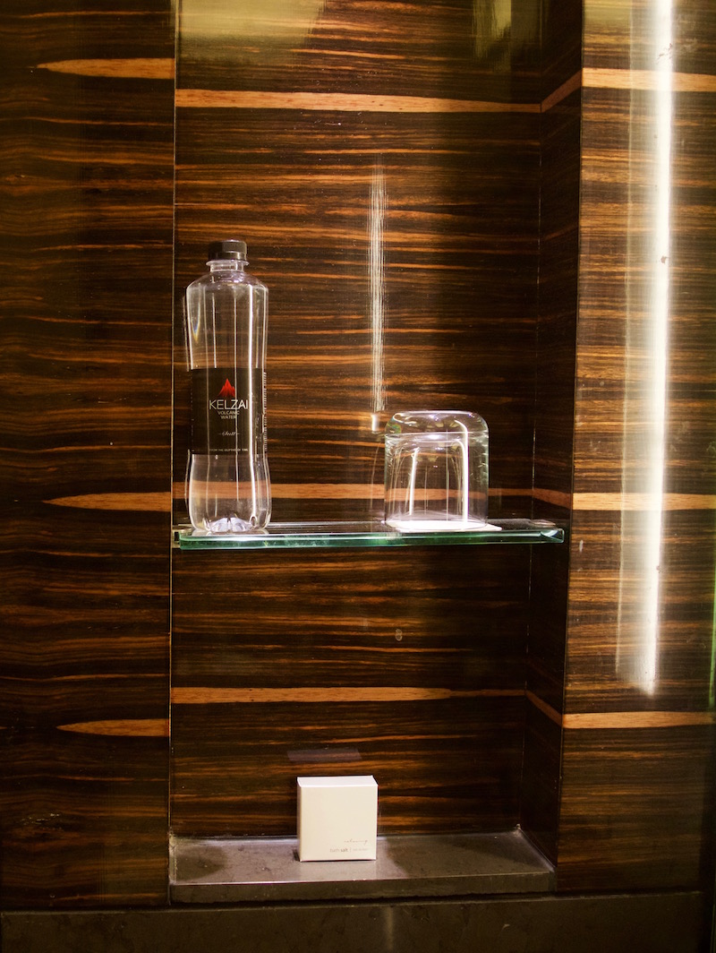 Shelving With Bottled Water 
