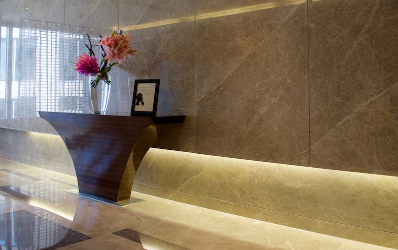 Fresh Flowers On Each Floor