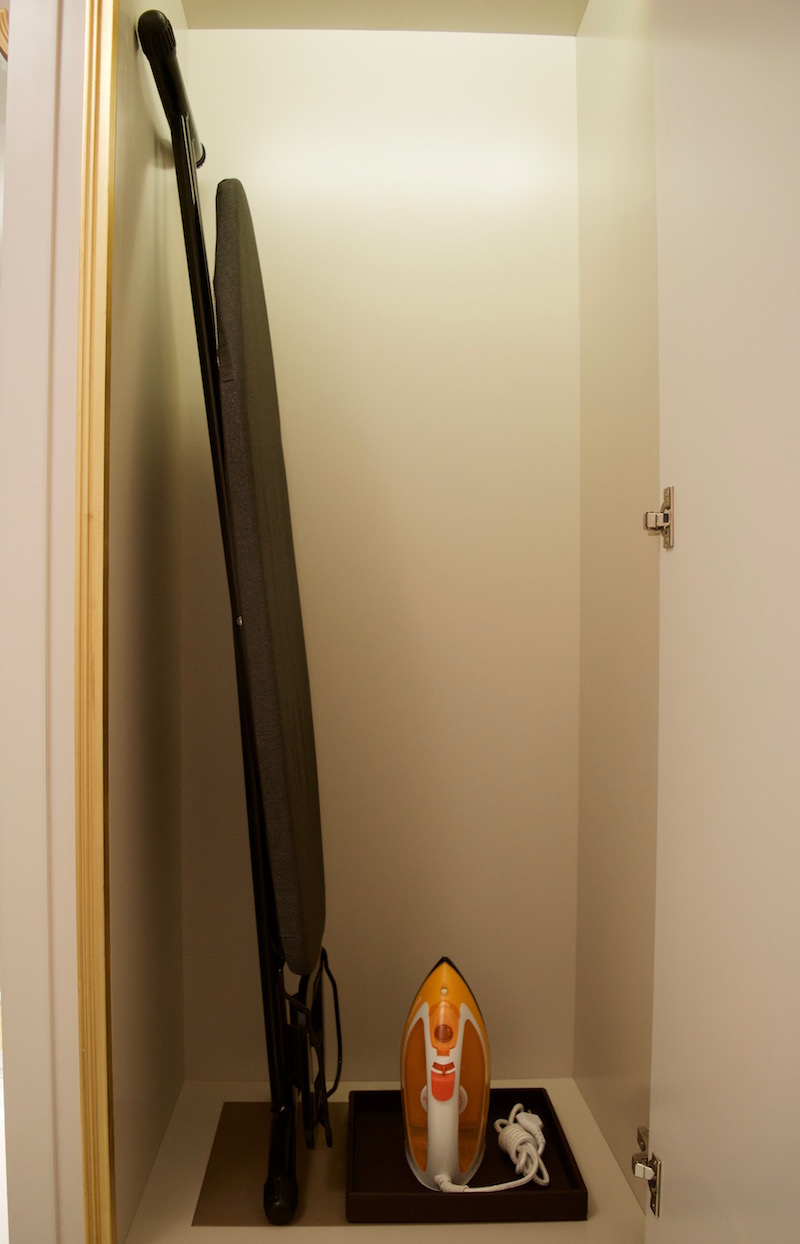 Closet Interior With Iron 