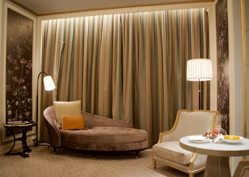 Lounge Chair And Large Floor To Ceiling Window 