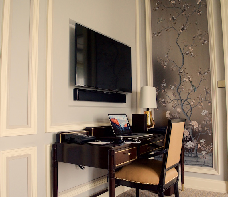 Living Room Workspace And Television 