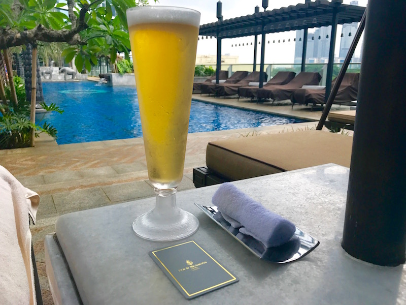 Cold Beer And Refreshing Towel 