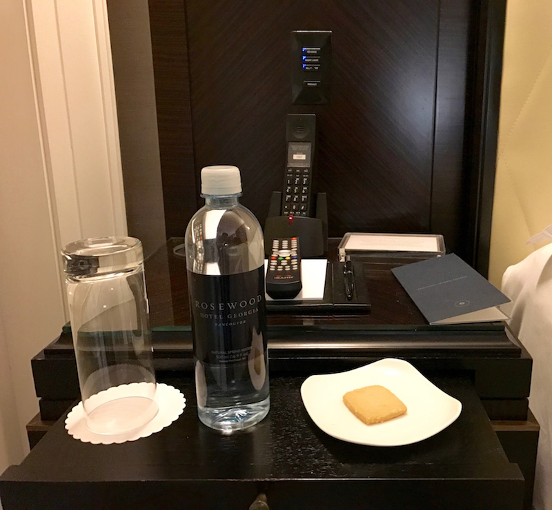 Bottled Water And Cookie For Turndown 