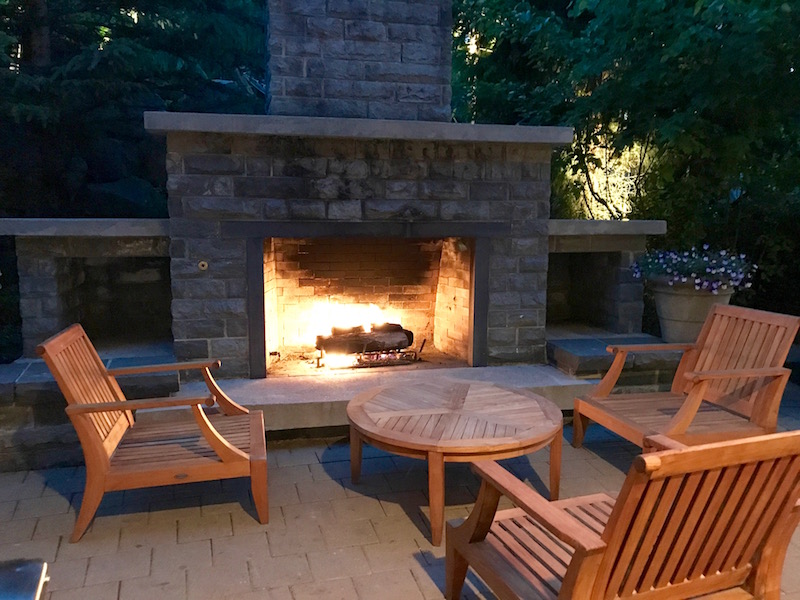 Patio Fire At SIDECUT Bar