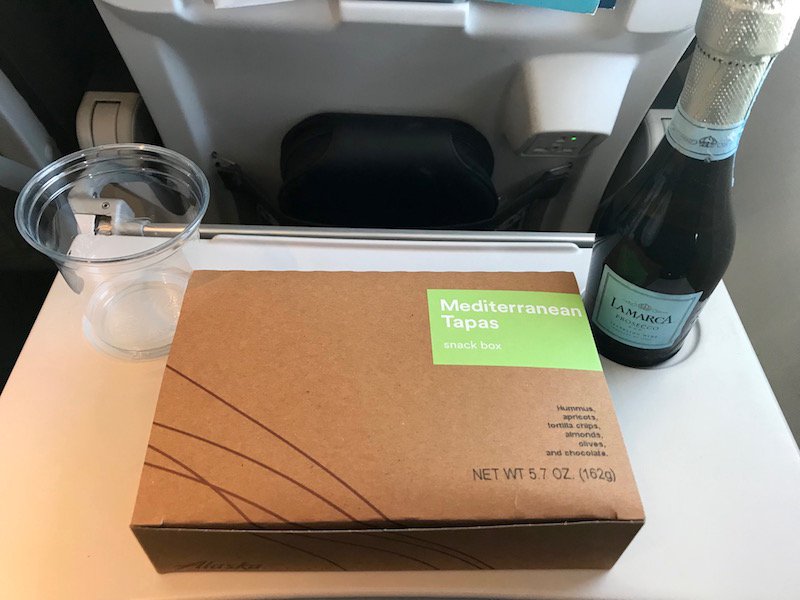 Alaska Airlines Premium Economy Snack Box