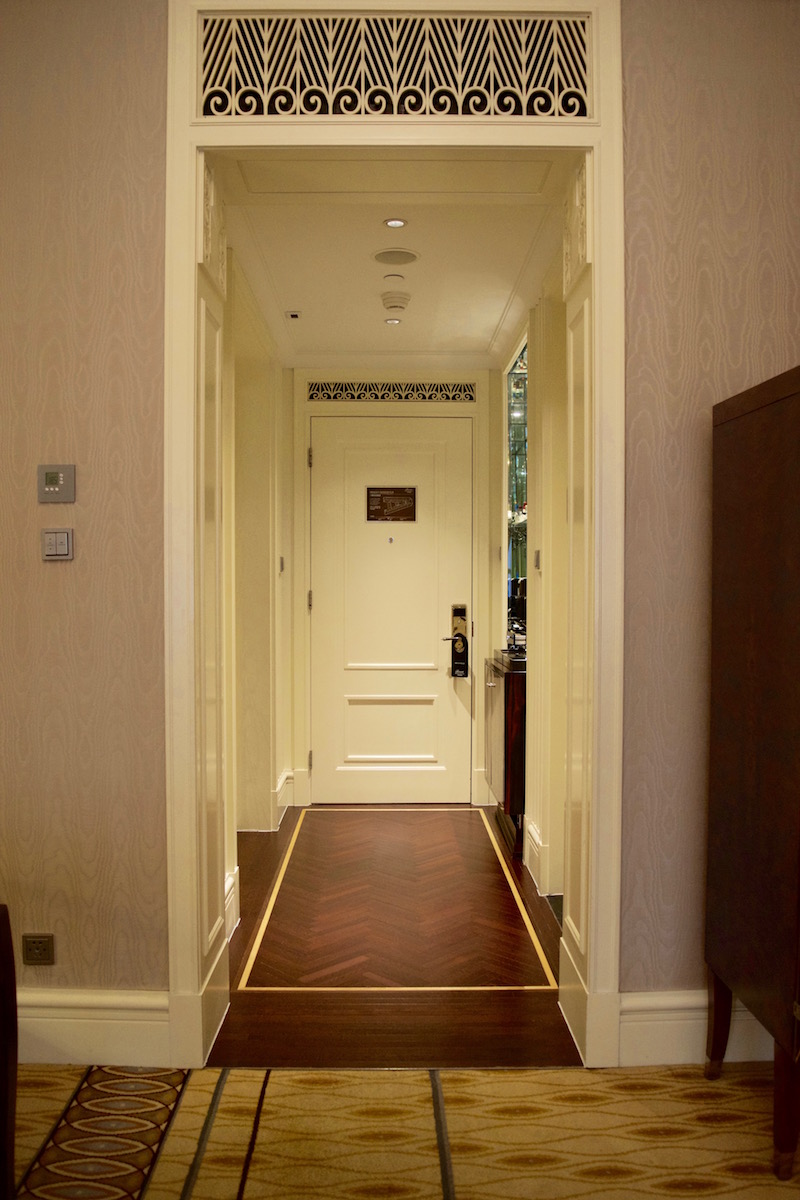 Fairmont Peace Hotel Shanghai Suite Entrance