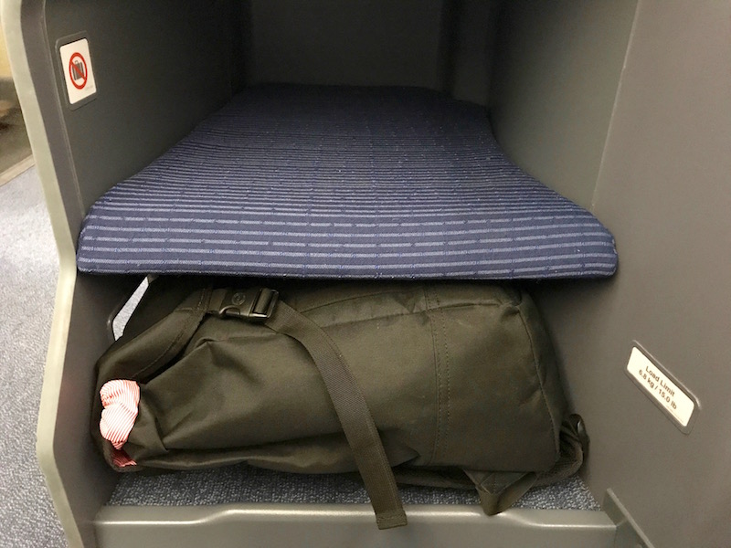 Foot Area And Seat Storage