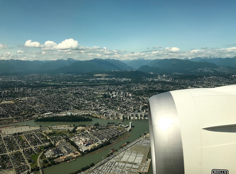 Views Approaching Vancouver