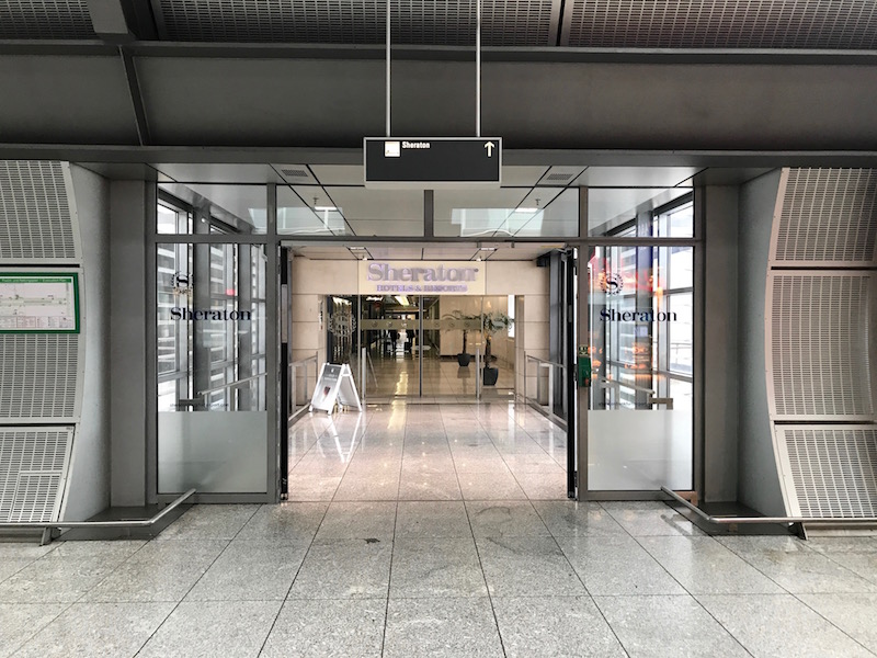 Sheraton Frankfurt Airport Hotel Terminal Entrance