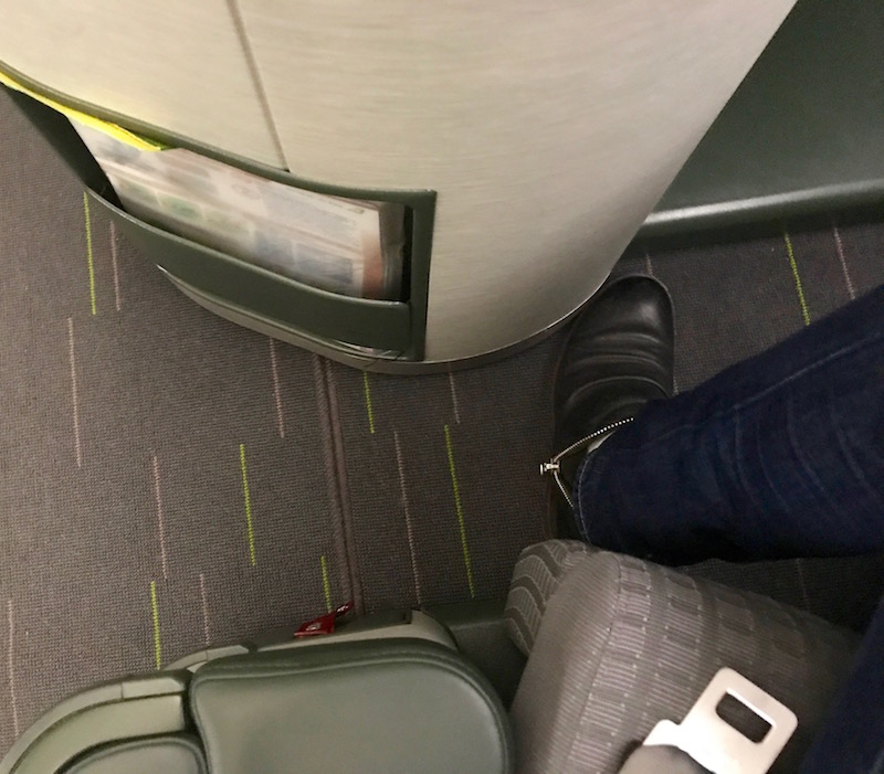 Narrow Space Between Aisle And Seat
