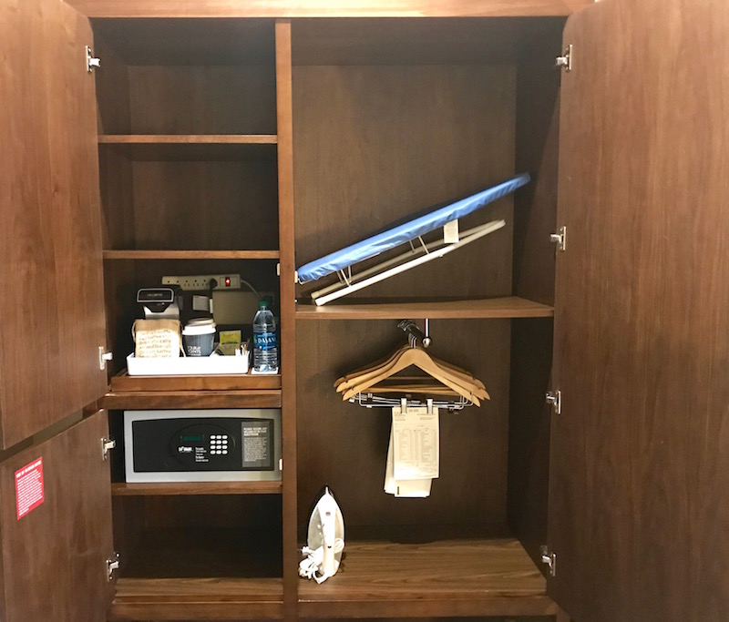 Accessible King Room Wardrobe