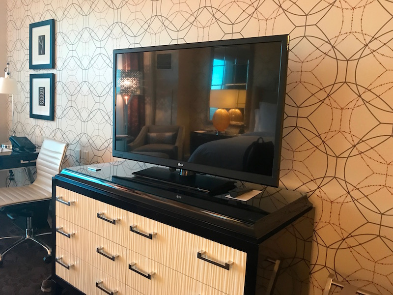 Dresser And Television