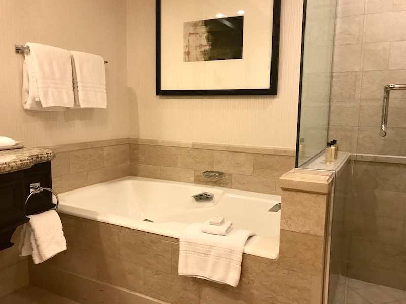 Four Seasons Hotel Las Vegas Strip View Room Bathroom