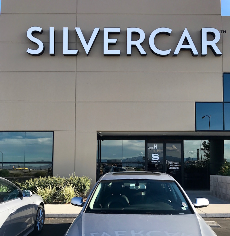 Returning The Silvercar Rental In Las Vegas