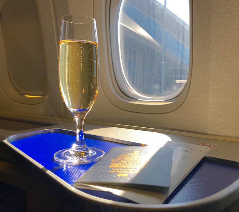 Pre-Departure Champagne