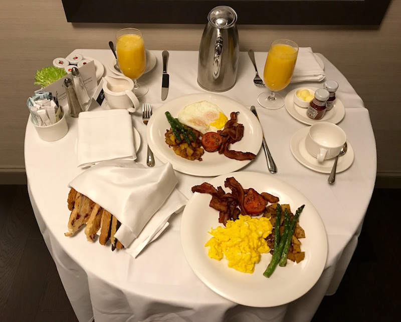 In-Room Dining Breakfast Included With Booking