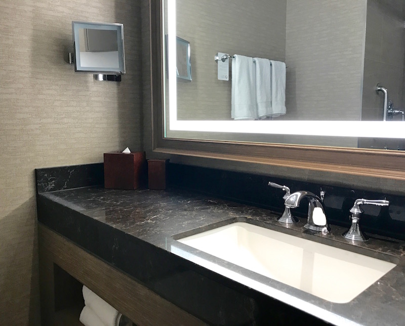 Single Sink Vanity With Lit Mirror