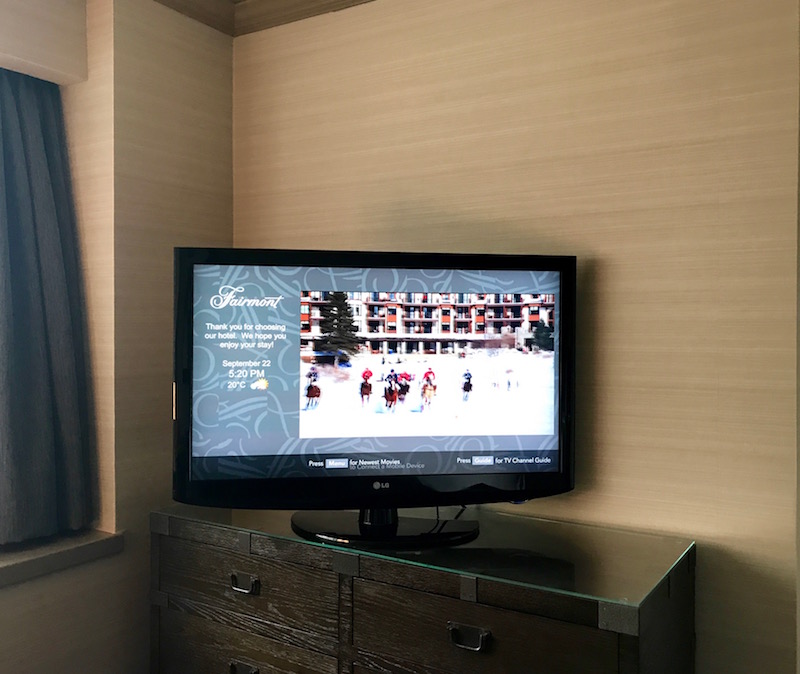 Bedroom Storage And Television