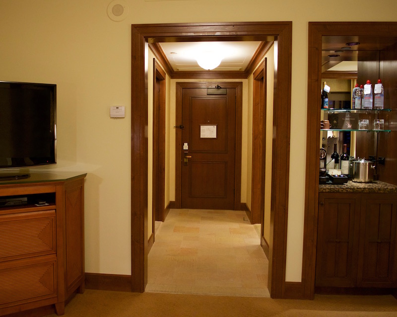 Four Seasons Resort Whistler Premier Room Entrance