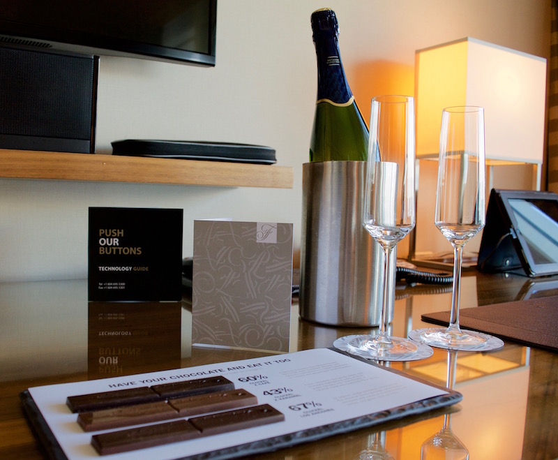 Fairmont Pacific Rim Stanley Park Suite Welcome Amenity