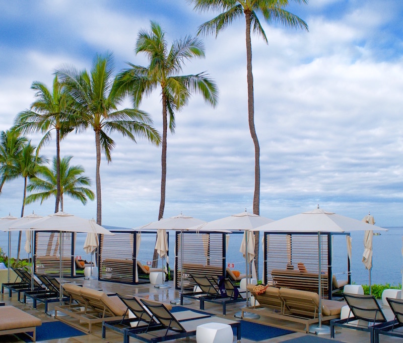 Marriott Wailea Beach Resort Pool Seating