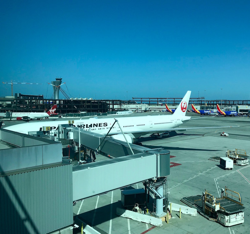 Japan Airlines Boeing 777 At SFO