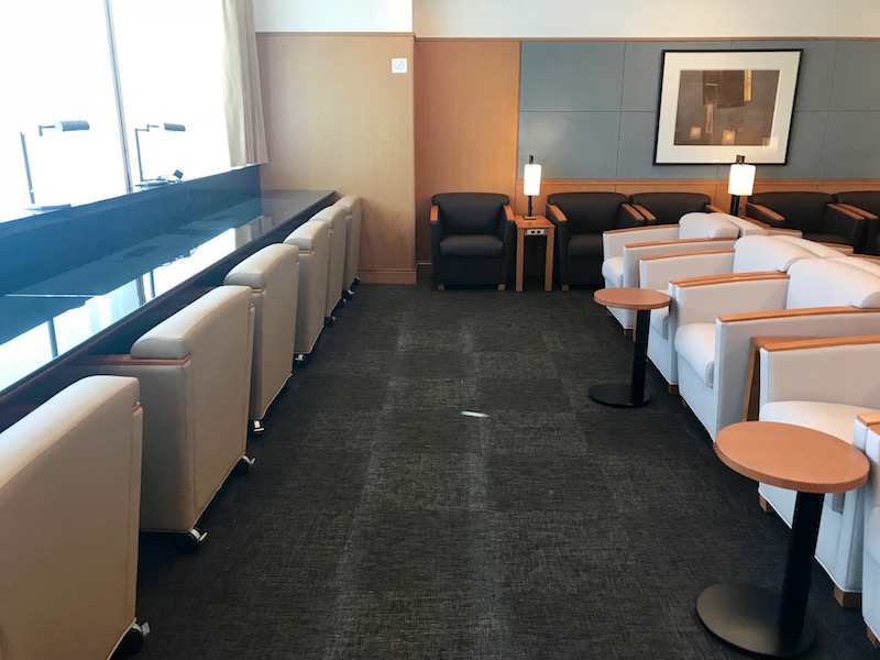 Japan Airlines Sakura Lounge San Francisco Seating