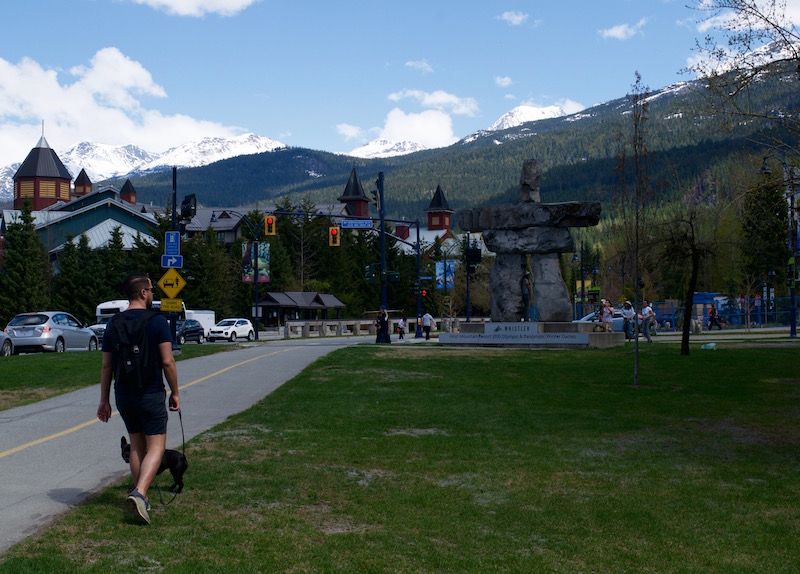 On Our Way Back To The Fairmont Through The Village