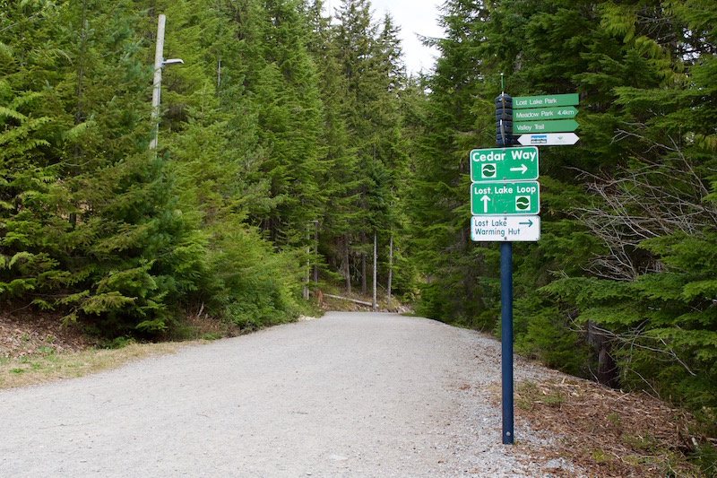 Lost Lake Loop Trail Marker